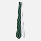 Cravate hippocampe Art nouveau - Vert (Devant)