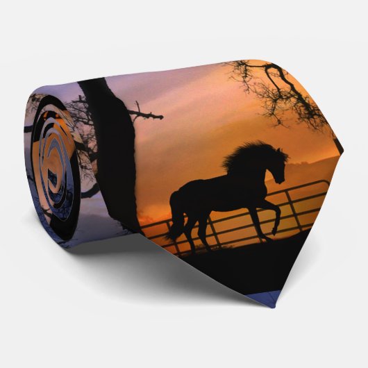 Cravate hippocampe super Cool (Roulé)