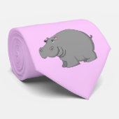 Cravate hippopotame (Roulé)