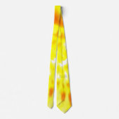Cravate Hippy Peace Retro Tie Tee Colorée Jaune (Dos)