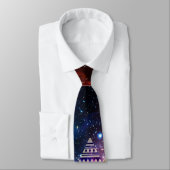 Cravate Hipster galaxy cat (Attaché)