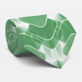 Cravate Hipster Rétro, Vert (Roulé)