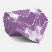 Cravate Hipster Rétro, Violet (Roulé)