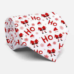Cravate Ho Ho Ho Ho Père Noël Motif de Noël