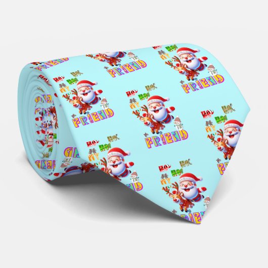 Cravate Ho Ho Ho Mon Cher Ami (Roulé)