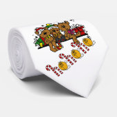 Cravate Ho Ho Ho Nounours (Roulé)