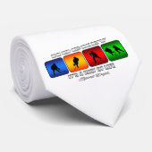 Cravate Hockey cool C'Est Un Moyen De Vie (Roulé)