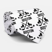 Cravate Hockey de Boston (Roulé)