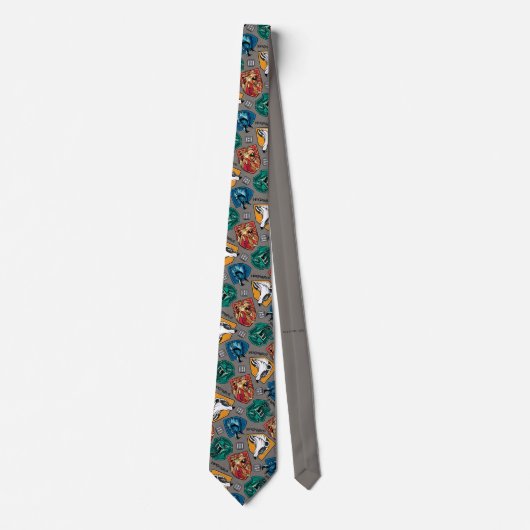 Cravate HOGWARTS™ Maisons Motif Crosshatchatchatchatchatch (Devant)