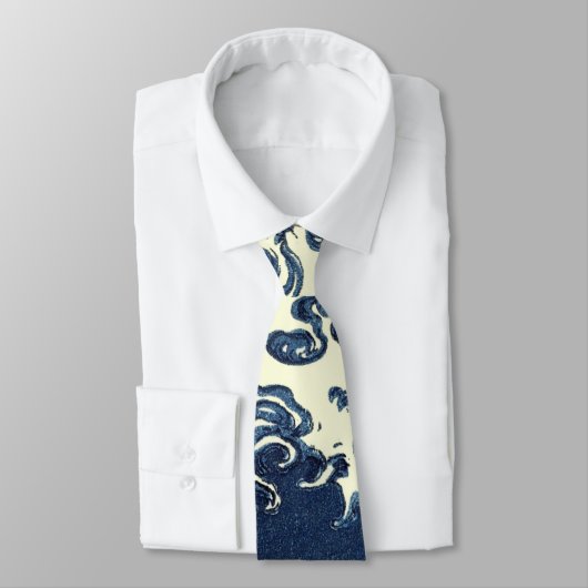 Cravate Hokusai (Attaché)
