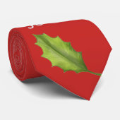Cravate Holiday Holly Jolly Red Christmas (Roulé)