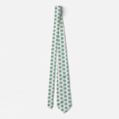 Cravate Holiday Snowflake Plaid Pattern Green Neck Tie (Dos)