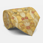 Cravate Hollande Début 18e siècle ivoire Bourgogne or (Roulé)