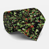 Cravate Holly et Berries (Roulé)