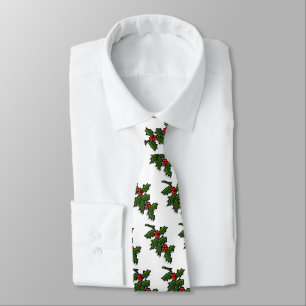 Cravate - Holly Feuilles et Berries