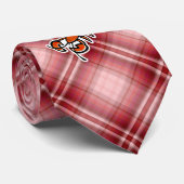 Cravate Homard rouge de plaid (Roulé)