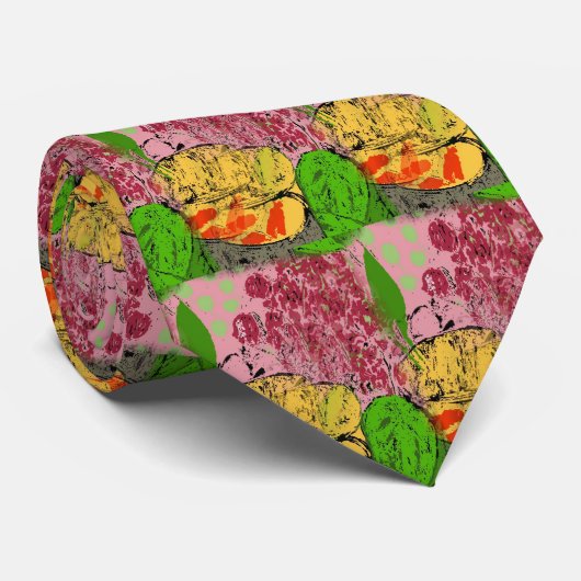 Cravate Hommage À Matisse Gold Fish (Roulé)