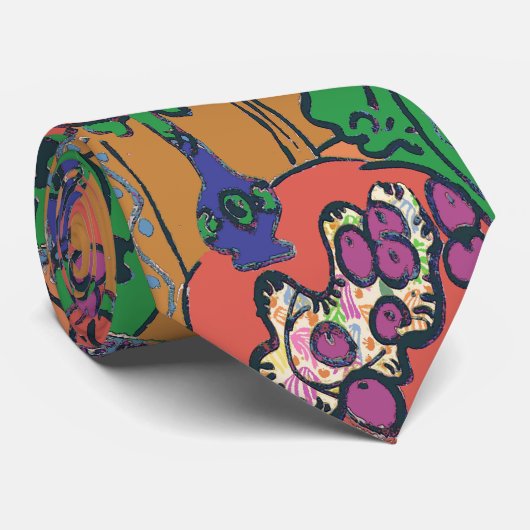 Cravate Hommage À Matisse, Petit Déjeuner (Roulé)