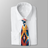 Cravate Hommage Abstrait des Amérindiens 18 (Attaché)