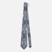 Cravate Homme d'affaires luxueux et mondain | Carreau maro (Devant)