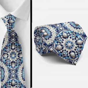 Cravate Homme d'affaires luxueux et mondain Carreau maro