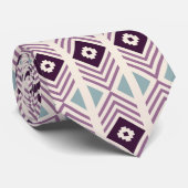 Cravate Homme de Designer Diamond Violet (Roulé)