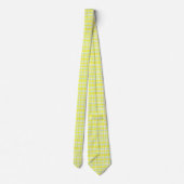Cravate Homme Designer Jaune Plat (Dos)