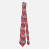 Cravate homme Palmiers tropicaux Floral (Devant)