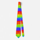 Cravate homme Rainbow Swirl (Devant)