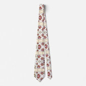 Cravate Hommes Designer Floral (Devant)