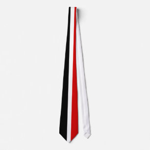 Cravate Hommes Rouge Noir Blanc Blancs