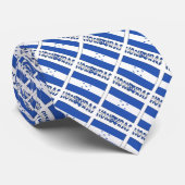 Cravate Hondúras Honduras Drapeau noir Personnalisation (Roulé)