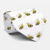 Cravate Honey Bees with Heart (Roulé)