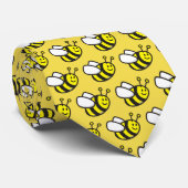 Cravate Honeybee Cartoon Pattern (Roulé)
