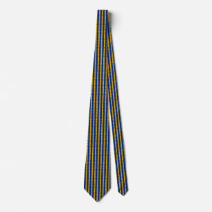 Cravate Honeycomb Drapeau Barbade