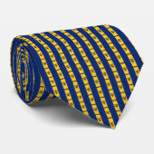 Cravate Honeycomb Drapeau Barbade (Roulé)