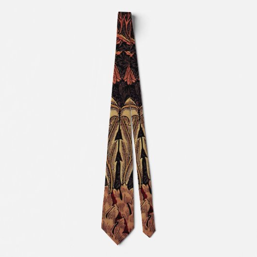 Cravate Honeysuckle, un motif de William Morris, (Devant)