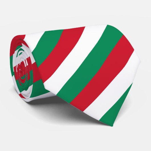 Cravate Hongrie Cravates, mode Hongrois Drapeau (Roulé)