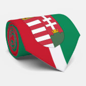 Cravate Hongrois Drapeau et affaires Hongrie, voyage / spo (Roulé)
