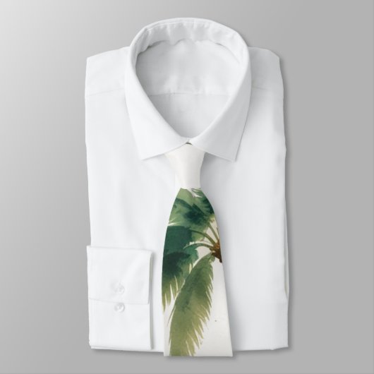 Cravate Honolulu Voyage Hawaïen de style vintage (Attaché)