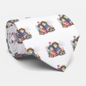 Cravate "Hoppy" 4 juillet Conception de grenouilles du Jou (Roulé)