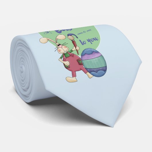 Cravate Hoppy Pâques pour vous Artiste Rabbit (Roulé)