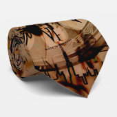 Cravate Horaires Collage Ville urbaine (Roulé)