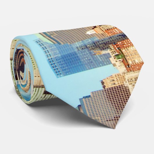 Cravate Horizon de Manhattan (Roulé)