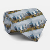 Cravate Horizon de Philadelphie de la promenade de rivière (Roulé)