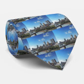 Cravate Horizon de Pittsburgh de pont en rue de liberté (Roulé)