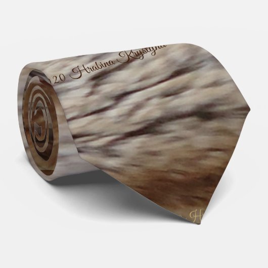 CRAVATE HORIZONTAL CONCEPTION DE FOURRURE CHINCHIL (Roulé)