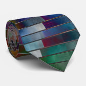 Cravate horizontale et diagonale colorée de motif (Roulé)