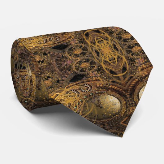 Cravate Horloge à vapeur (Roulé)