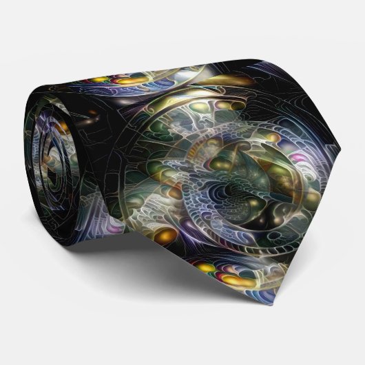 Cravate Horloge astronomique (Roulé)